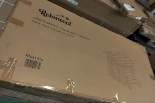 Casita infantil de madera 116x138x132 cm (1,2 m²)