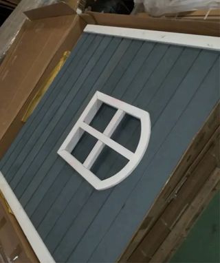 Casita infantil de madera 116x138x132 cm (1,2 m²)