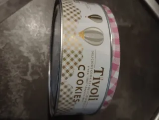 Scatola rotonda Tivoli in latta