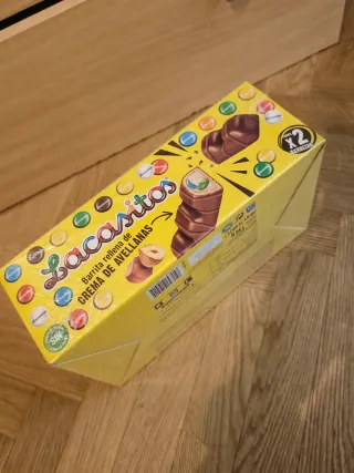 Caja Lacasitos Barritas Crema Avellanas 16 Packs