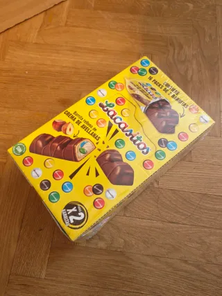 Caja Lacasitos Barritas Crema Avellanas 16 Packs