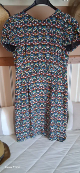 Vestido estampado multicolor