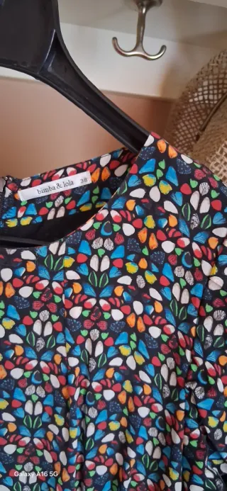 Vestido estampado multicolor