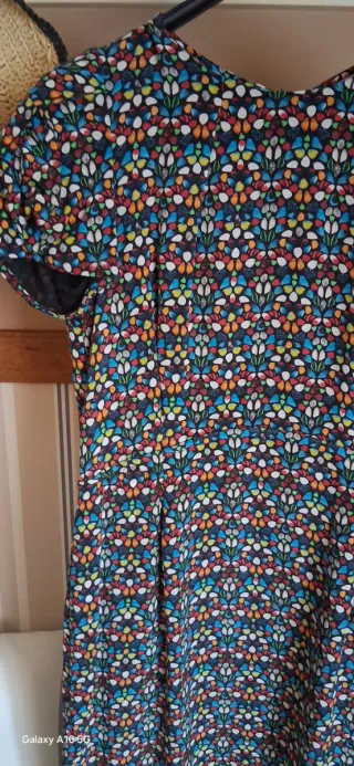 Vestido estampado multicolor