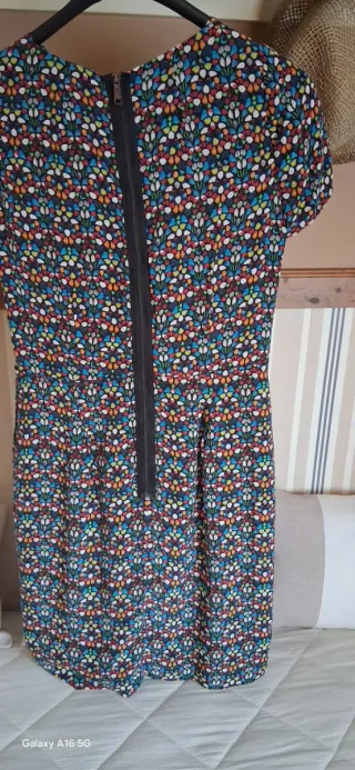 Vestido estampado multicolor