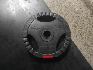 Barra Curl 30mm + Discos 27.5kg