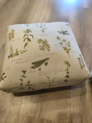 Reposapies estilo provenzal, 30x30 cm