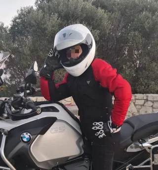 Guantes Moto Piel y Carbono UNIK Talla XS