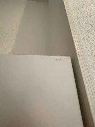 Armario estrecho con espejo - Escobero / zapatero