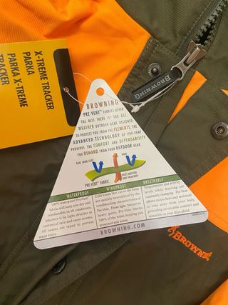 Parka Browning Hombre Verde y Naranja