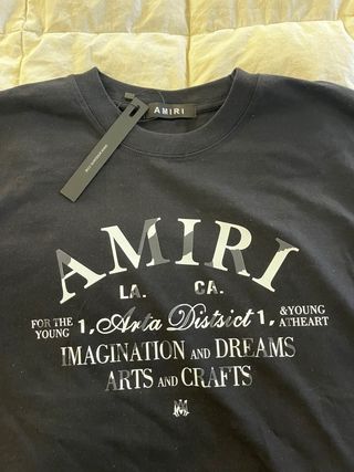Camiseta Amiri Negra
