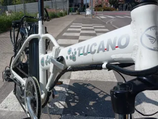 Bici Eléctrica Plegable Tucano Blanca