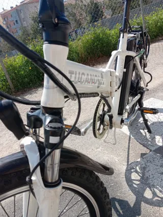 Bici Eléctrica Plegable Tucano Blanca