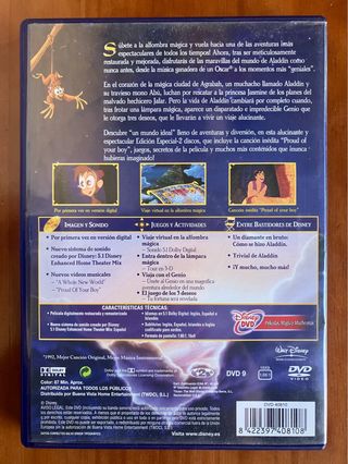 Aladdín Edición Especial 2 Discos DVD
