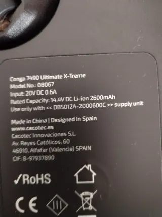 Robot Aspirador Cecotec Conga 7490 Ultimate X-Trem