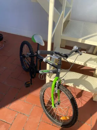 Bicicleta BMX JL-Wenti Magic Negra/Verde