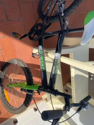 Bicicleta BMX JL-Wenti Magic Negra/Verde