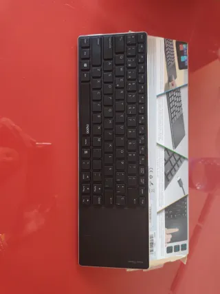 Teclado Táctil Bluetooth Rapoo Negro