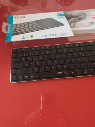 Teclado Táctil Bluetooth Rapoo Negro