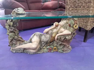 Mesa Eva Edén Cristal y Piedra