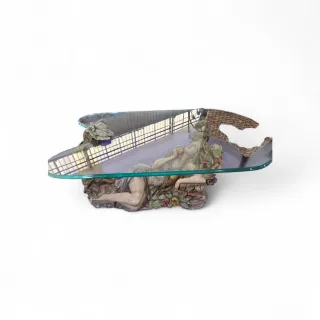 Mesa Eva Edén Cristal y Piedra