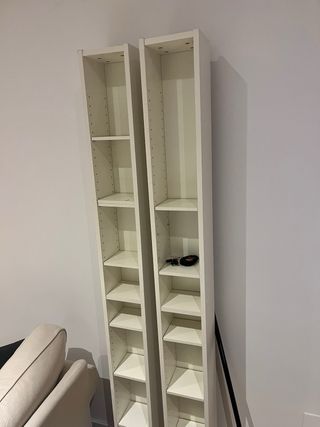2 Muebles Estantería Blancos
