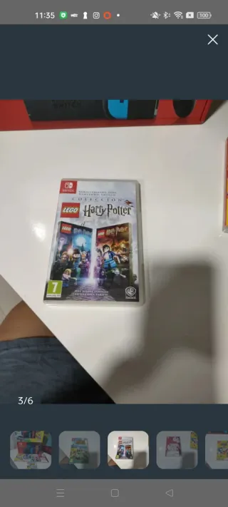 Nintendo Switch + 4 Juegos y funda