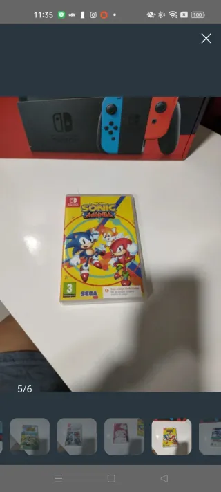 Nintendo Switch + 4 Juegos y funda