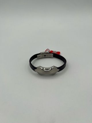 Pulsera Viceroy acero y Piel Negra