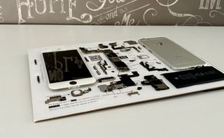 Marco Despiece iPhone 6 Apple Plata Blanco