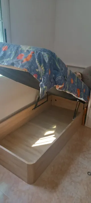 Cama Canapé 90cm +colchón+cabecero