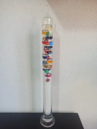 Termómetro de cristal decorativo