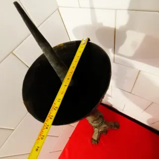 Candelabro Iglesia Bronce Siglo XIX