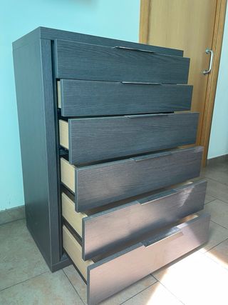 Cómoda de 6 cajones
