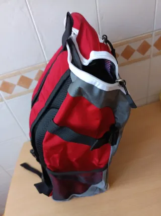 Mochila TAIHQYIN Roja y Gris 30L.