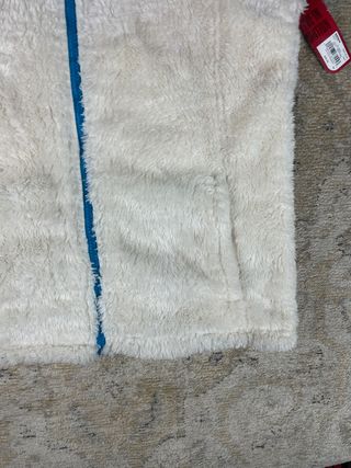 Chaleco Fila con Capucha Blanco y Azul