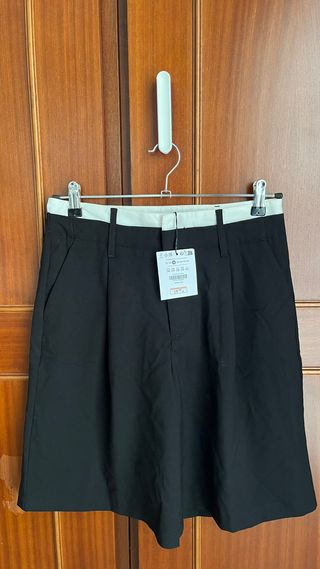 Pantalón oversize negro y blanco