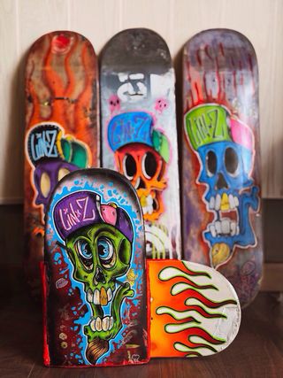 Skates decorativos temáticas periódicos del mundo