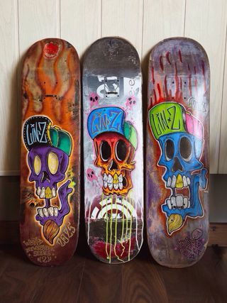 Skates decorativos temáticas periódicos del mundo