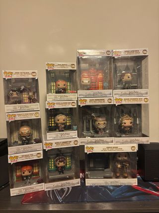 Set 11 funko pop deluxe harry potter Hogsmeade