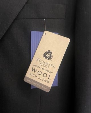 Traje El Corte Inglés Negro Gris Marengo