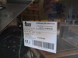 Campana Extractora Teka Acero Inoxidable