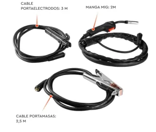 Soldadora Dnipro-M MG-140DX 4000W Semiautomatica