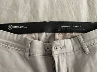 Pantalones Chinos Skinny Grises Talla 40