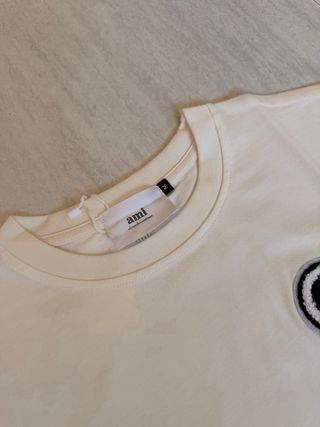 Camiseta AMI Paris Beige