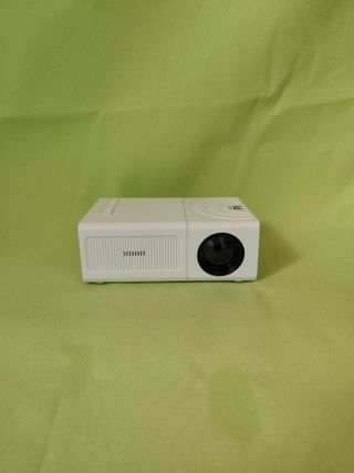 Mini proyector LED portátil F1 con mando - Blanco