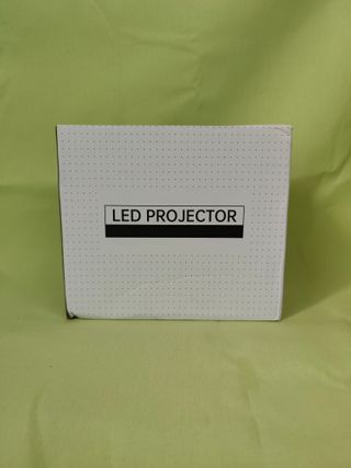 Mini proyector LED portátil F1 con mando - Blanco