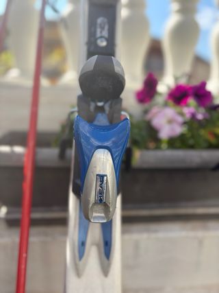 Esquís + palos Head 150cm Blancos