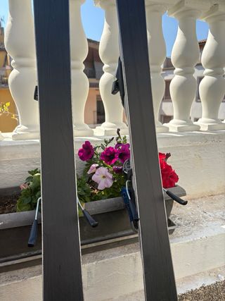 Esquís + palos Head 150cm Blancos