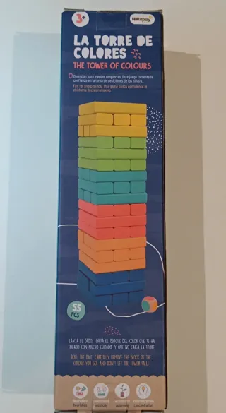 Torre de Colores Jenga - 55 Piezas